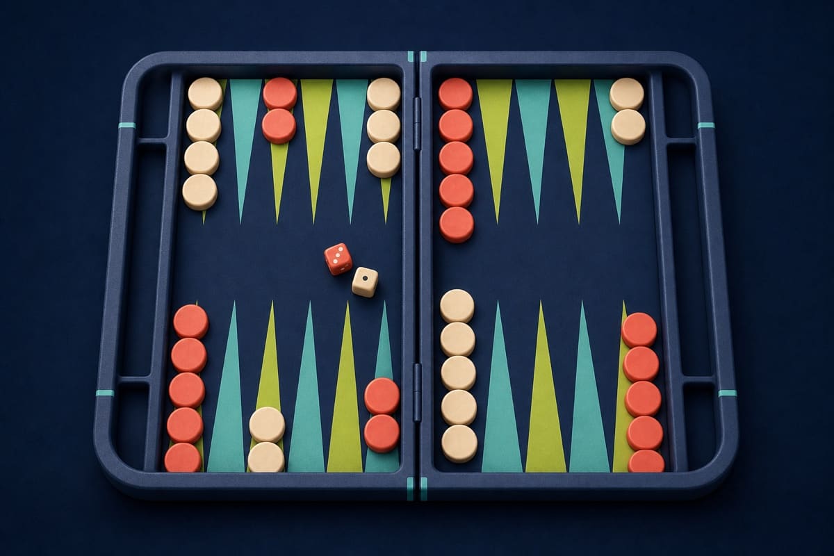 Backgammon game artwork