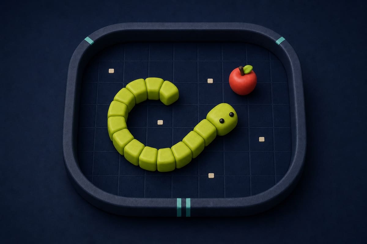 Snake game artwork
